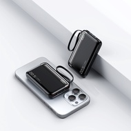 พาวเวอร์แบงค์ 30000mAh มีสายชาร์จในตัว 4 เส้น พกพาสะดวกมาก รุ่นใหม่สวยงาม มาพร้อมสายชาร์จในตัว