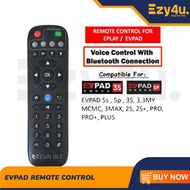 Remote Replacement for EVPAD EPLAY EVBOX  EVAI AI BLE Voice 2S 3S 3R 3Max 5P 5S Pro Plus MYViU Somer