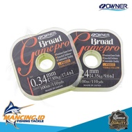 SENAR PANCING OWNER BROAD GAME PRO 100M NYLON LINE - FESTORE4