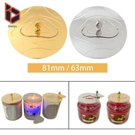 blesiya Candle Cover, Candle Jar Cover, Dustproof Cover, Gifts for Candle Lovers, Jar Lid, Candle Sh