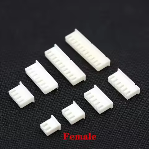 50Pcs JST XH2.54 2/3/4/5 Pin Terminals Plastic Shell Male Plug + Female Socket Wire Connector XH 2.5