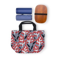 京都 横型手提袋 帆布 手提袋 可爱 时尚 日本图案 北欧风 wafu