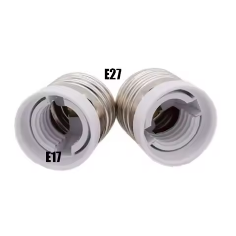 1/2/5pcs E27 To E17 to E27 led bulb power Socket light lamp Base holder Halogen CFL Light Bulb AC el