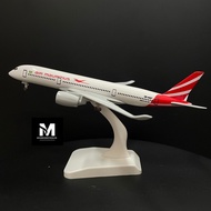 MÔ HÌNH MÁY BAY AIRBUS A350 AIR MAURITIUS TỈ LỆ 1:400 (20CM) KIM LOẠI CAO CẤP SƠN TĨNH ĐIỆN BÓNG ĐẸP