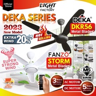 🔥HOT🔥DEKA KRONOS F5DC DC Fan 56" | VDC88 FANZÓ TURBO HUNTER DE-AIRE AR10 Ceiling Fan with Remote SIR