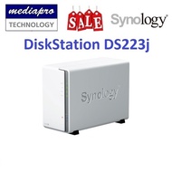 Synology DiskStation DS223j 2-Bay NAS ( Replace DS220J without HDD ) - 2 Years Local Distributor War