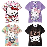 【S-4XL】Hello Kitty shirt for woman kt tshirt 1A