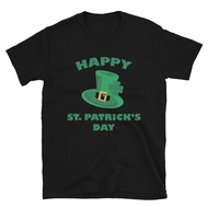 Happy St.PatrickS Day Tophat Shamrock เสื้อยืด Unisex