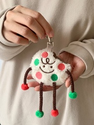 Cookieman聖誕限定白巧糖霜創意可愛曲奇餅干人掛飾毛絨玩