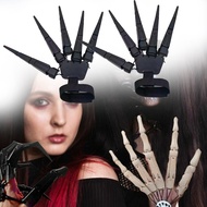New Halloween Articulated Fingers Scary Fake Fingers Skeleton Hands Realistic Horror Ghost Claw Prop