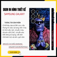 Skin Sticker 3M Thanos Samsung S22/S23/S24Ultra/Fold4/5/6/A43/A54/A55/A73 |SK_TN001| Detailed CNC Cu