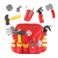 ♕.[KESOTO2] 7Pieces Cosplay Firefighter Costume Fireman Suit Enlightenment for Kids