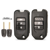LCX Honda Lật Sửa Đổi Vỏ Chìa Khóa Từ Xa Cho Honda FIT XRV VEZEL CITY JAZZ CIVIC HRV BRV 2/3 Nút Chì