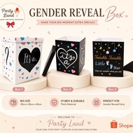 Gender Reveal Box | Gender Reveal Surprise Box | Baby Gender Reveal Party Box