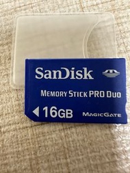 運作正常 SanDisk 16GB Memory Stick Pro Duo / San Disk 記憶咭 / 記憶卡 for Sony CCD Digital Camera 數碼相機 / mini 
