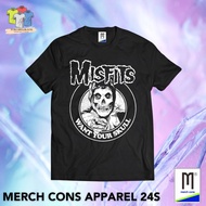 Hm147 | Misfits TAG MERCHCONS APPAREL BAND T-Shirt | Outer SIZE