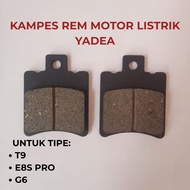 YADEA T9, E8S PRO, G6 ELECTRIC MOTORCYCLE BRAKE PADS (PRICE PER 1 SET) BEST QUALITY