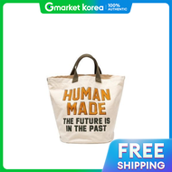 Human Made Canvas Large Tote Bag White