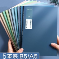 b5Notebook Stitched Student Horizontal Line Workbook a5Car Line Notebook Practice Book Memo Pad Soft