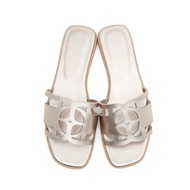 O&B รองเท้าหนังแพะ รุ่น OANDB SANDALS IN SPARKLING GOLD-11148CG00277F_C0CPMT