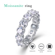 925 Sterling Silver Ring 5mm Round 0.5CT Moissanite Stone Luxury Design Moissanite Ring