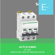 Schneider Electric Acti 9 MCB iC60H - Kurva C - 3P 16A - A9F84316