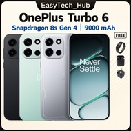 OnePlus Turbo 6 Smartphone, Snapdragon 8s Gen 4, 165Hz 1.5K OLED Display, 9000mAh Glacier Battery, 8