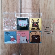 Cookie Bag Pen 7x7 One Has About 95-100 Pieces.