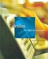 微積分《Calculus: An Applied Approach》ISBN:0618547185│Baker &amp; Taylor Books│Larson, Ron/ Edwards, Bruce H./ Falvo