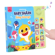 Baby Shark Sing-Alongs 10 Button Sound Book, Pinkfong Baby Shark Nursery Rhymes, Children's Sound Bo