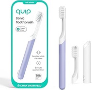 Quip Sonic Toothbrush for Adults with Timer (Lavender, Medium)
