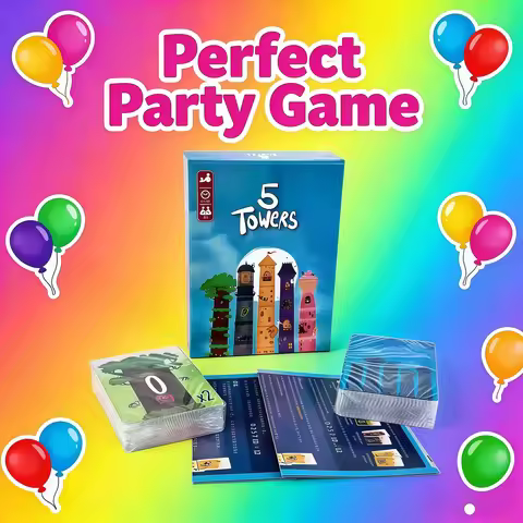 2026 New 5 Towers is a fast-paced card game that is perfect as a birthday and Christmas gift and can