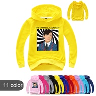 [In Stock] Adult Parent-child Hoodie The Umbrella Academy Cartoon Cotton Blend Anime Hoodies Boys Girls Leisure Long-sleeved Autumn Pullover Top Coat Girl Kid's Clothes Comfortable