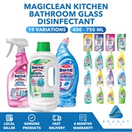 Magiclean Bathroom Kitchen Cleaner - Disinfectant Surface Cleaner for Kitchen & Glass