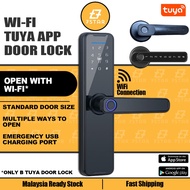 7star WiFi TUYA Fingerprint Door SecuritySmart Lock Electronic Door Lock thumbprint lock Digital Lock Card Door Access