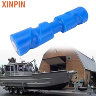 xinpin Fockety Self Centering Keel Roller  12in Blue PU Boat Trailer with Abrasion Proof for 5/8in A