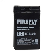 Rechargeable Battery Sealed Lead Acid Maintenance Free 2.0Ah 4V FIREFLY FELB4/2.0