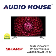 SHARP 4T-C60DL1X 60 DVB-T2 UHD 4K ANDROID SMART LED TV ***3 YEARS WARRANTY BY SHARP***