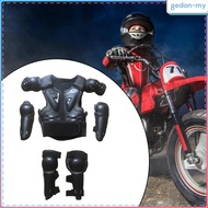 [GedonMY] Kids Motorcycle Suit Armour Vest Guard for Motocross Skateboard Skiing