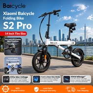 Baicycle S2 Pro E Bike Bicycle S1 S2 S3 Pro Cycling 14 inch Foldable Bike City Road Adult Basikal Li