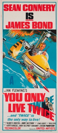 James Bond You Only Live Twice Australian Movie Poster