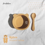 BJORN BEAR Baby Silicon Suction Bowl Silicone Baby Bowl With Suction