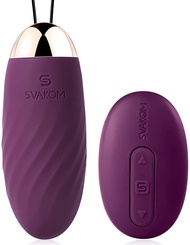 Bullet Vibrator with Remote Control for G Spot Stimulation,SVAKOM Elmer Wireless Vibrating Eggs, Wea