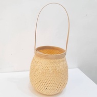 vas gantung bambu/ vas bunga cantik/ vas bunga gantung