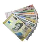 [Fidelity 10 Sheets Coins] 10 Countries 10 Sheets Banknotes Abroad Banknotes Abroad Foreign Coins Ab