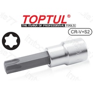 Toptul 1/2"DR Long Star Bit Socket T45 T55 (BCXA) (BCGA) (BCUA)