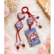 Keychain Printed Beads l Embossed Acrylic Beads l Keychain Charm l Phone Charm l