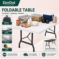Meja Lipat Heavy Duty 6FT/5FT/4FT 600KG Foldable Banquet Table Event Catering Kenduri Niaga Outdoor