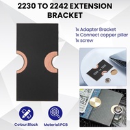 M2 Solid-State Drive Adapter M2 2230 SSD to 2242 Converter Card 2230 to 2242 Extension Bracket