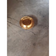 Tank cap, custom motorcycle tank cap, brass tank cap, brass motif tank cap, threaded tank cap